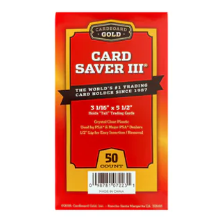 Cardboard Gold CARD SAVER 3 (Case/1,000)