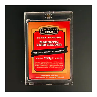 Cardboard Gold Super Premium Magnetic Card Holder - 130 Point (Case/50)