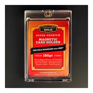 Cardboard Gold Super Premium Magnetic Card Holder - 180 Point (Case/50)