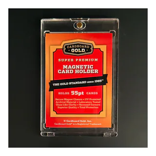 Cardboard Gold Super Premium Magnetic Card Holder - 55 Point (Case/50)