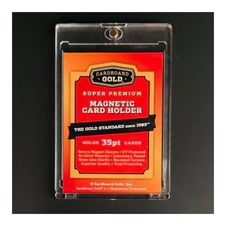 Cardboard Gold Super Premium Magnetic Trading Card Holder - 35 Point (Case/100)