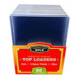 Cardboard Gold Top-Loader 3x4 for Thick Cards - 1.5mm - 60 Point (Case/1,000)