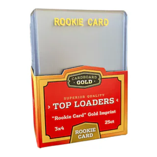 Cardboard Gold Top-Loader 3x4 with Rookie 'Gold' Imprint (Case/1,000)
