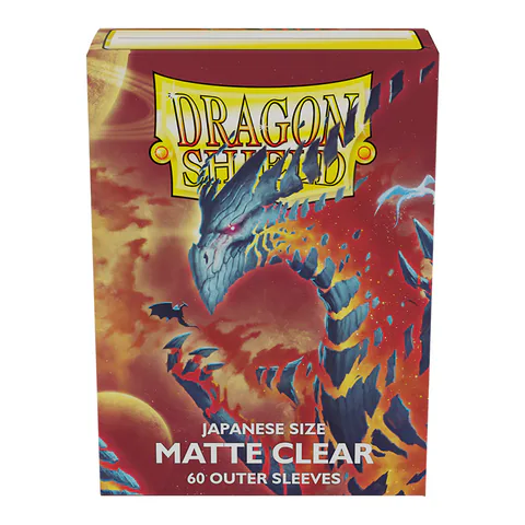 Dragon Shield Clear - Matte Outer Sleeves (Japanese Size)