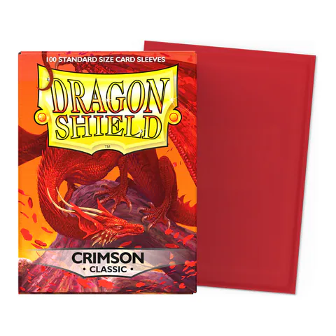 Dragon Shield Classic Sleeves (Crimson)