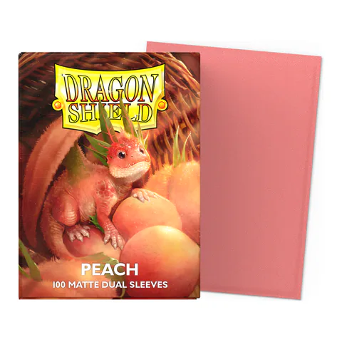 Dragon Shield Matte Dual Sleeves (Peach)