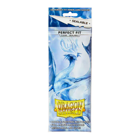 Dragon Shield Sealable Perfect Fit Sleeves (Clear)