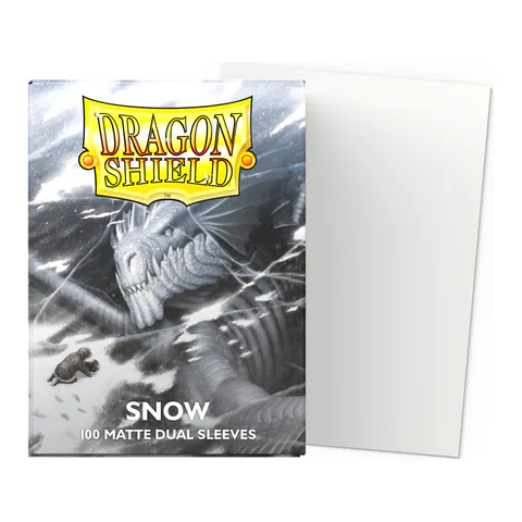 Dragon Shield Matte Dual Sleeves (Snow)