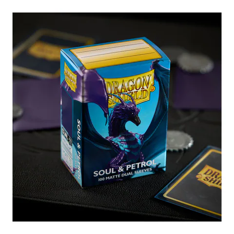 Dragon Shield Matte Dual Sleeves (Soul & Petrol)