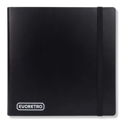 EVORETRO Regular 12 Pocket Card Flex Portfolio Black Pack of 1 (shown: 1)