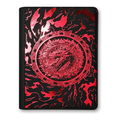EVORETRO 4x4 Trading Card Binder with Zipper (shown: Dragon Crest)