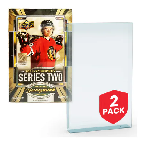 EVORETRO Display Case Protector for Upper Deck Series Two Young Guns Delivery (shown: 2)