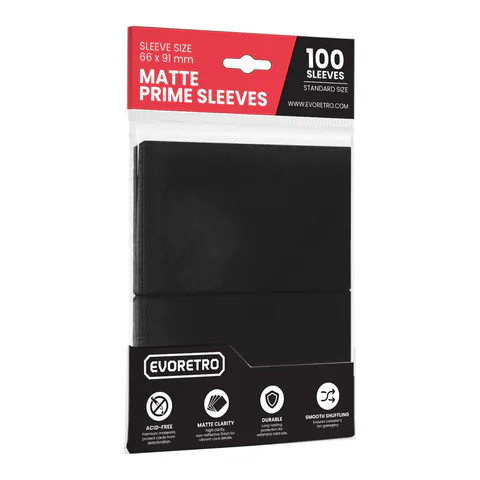 EVORETRO Matte Card Sleeves Standard Size Glare-Free (shown: Blue / 1)
