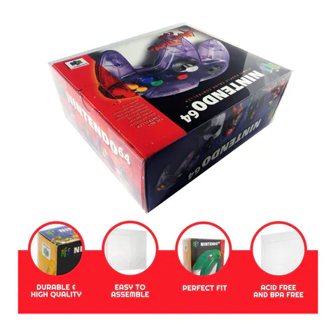 EVORETRO Nintendo 64 Controller Box EVORETRO Protector 0.40MM Pack of 1
