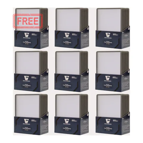 Gemloader 9X GREY BORDER 3''X4'' Toploaders Ultra-Clear and Seamless 35PT (25Pack)