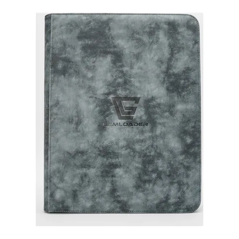 Gemloader Premium 3''X4'' toploader fit collector's binder [216 pockets 3X3] (shown: Grey)