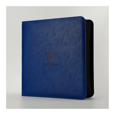 Gemloader Premium Graded Card Binder for PSA, BGS & other slabs of equal dimensions [28 slots 2X2] (shown: Blue)