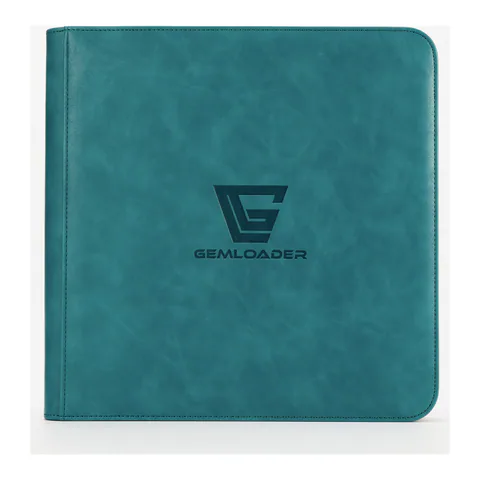 Gemloader Premium Semi-Rigid Card Saver collectors binder [168 pockets 2X3] (shown: Turquoise)