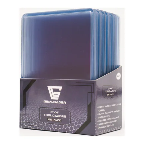 Gemloader 3''X4'' Toploaders Ultra-Clear and Seamless 35PT (25Pack)