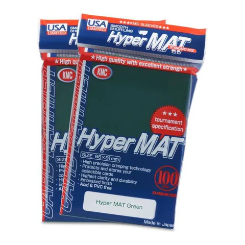 KMC Hyper Mat 100ct (Green)