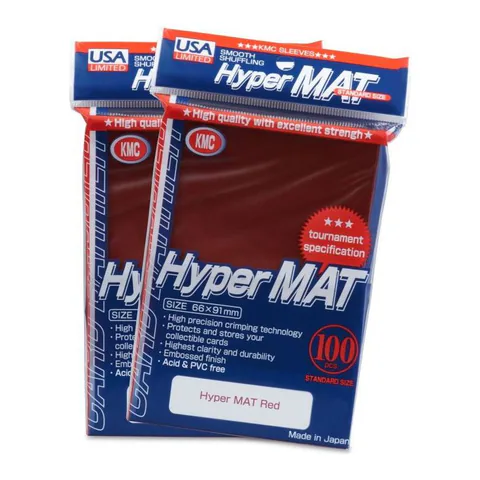 KMC Hyper Mat 100ct (Red)