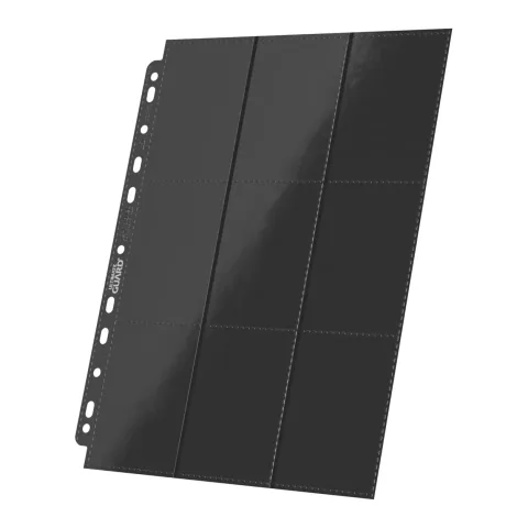 Ultimate Guard 18-Pocket Pages Side-Loading (10) (Black)