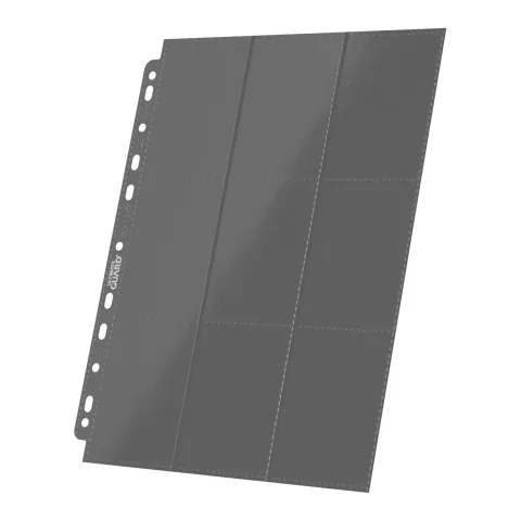 Ultimate Guard 18-Pocket Pages Side-Loading (10) (Grey)