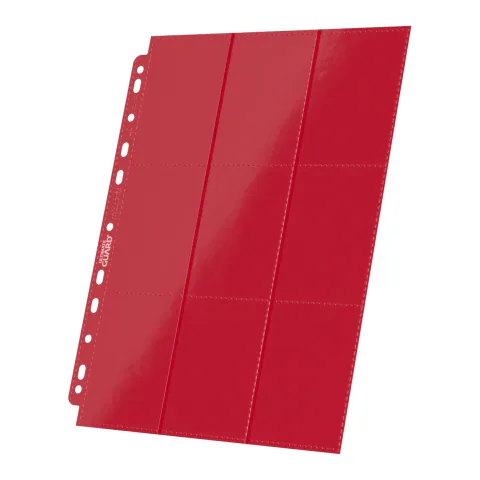 Ultimate Guard 18-Pocket Pages Side-Loading (10) (Red)