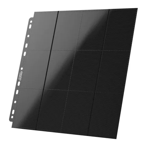 Ultimate Guard 24-Pocket QuadRow Pages Side-Loading (10) (Black)