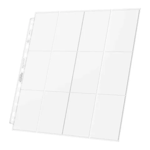 Ultimate Guard 24-Pocket QuadRow Pages Side-Loading (10) (Transparent)
