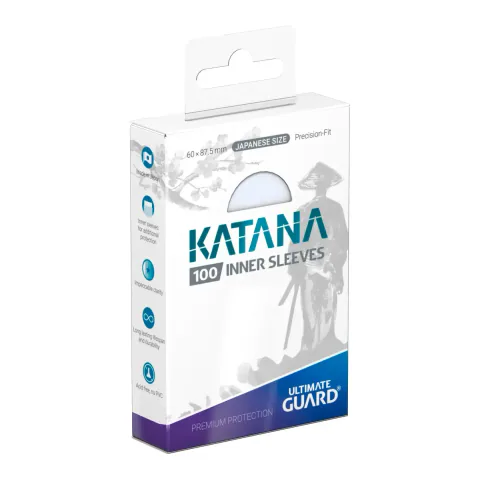 Ultimate Guard Katana Inner Sleeves Japanese Size (100)