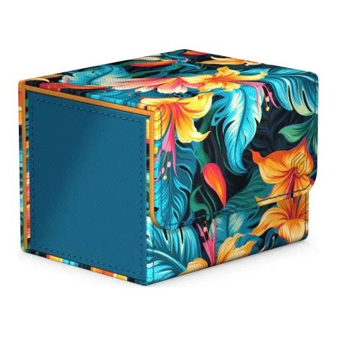Ultimate Guard Sidewinder 100+ Xenoskin "Floral Places" - Tulum Blue