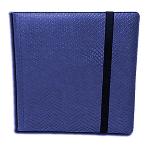 Ultra PRO 3X4 12 Pocket Dragon Hide Blue Binder