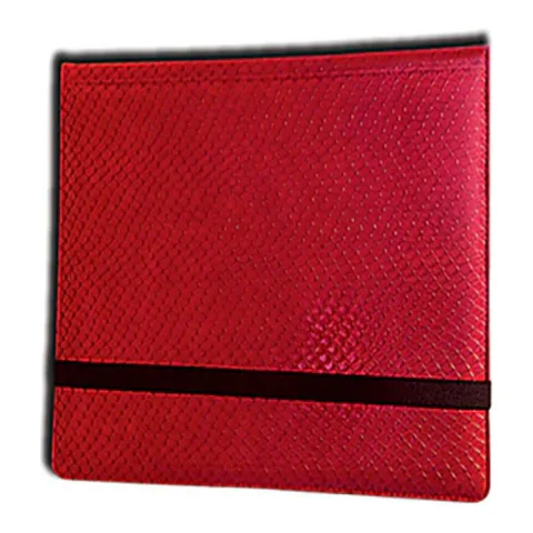 Ultra PRO 3X4 12 Pocket Dragon Hide Red Binder