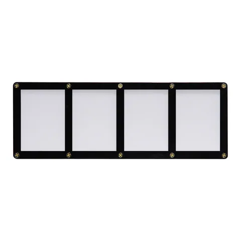 Ultra PRO 4-Card Black Frame Screwdown Holder