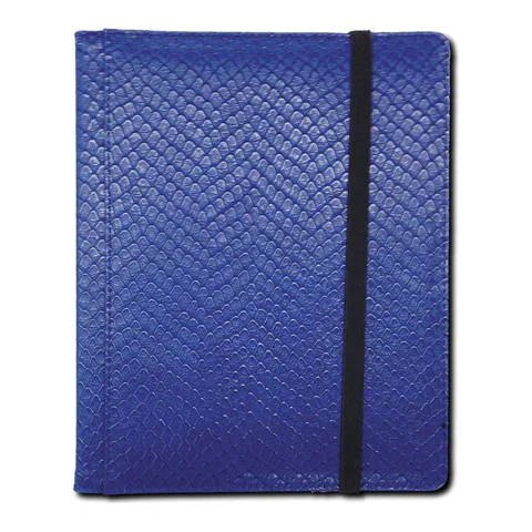 Ultra PRO 4 Pocket Dragon Hide Blue Binder
