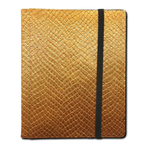 Ultra PRO 4 Pocket Dragon Hide Gold Binder
