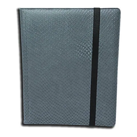 Ultra PRO 4 Pocket Dragon Hide Grey Binder
