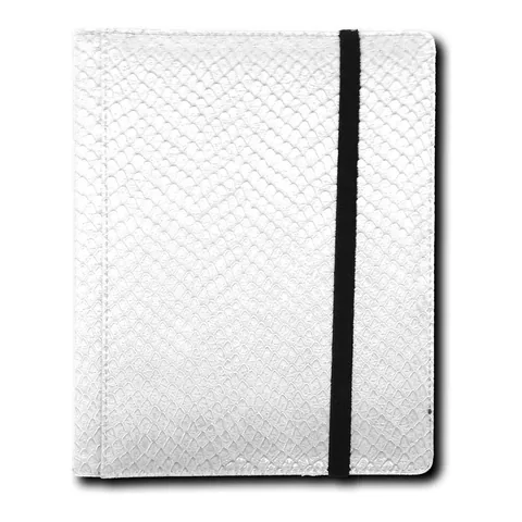 Ultra PRO 4 Pocket Dragon Hide White Binder