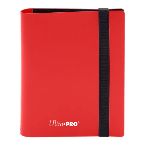 Ultra PRO ECLIPSE 2-Pocket PRO-BINDER (Apple Red)