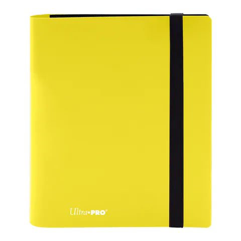 Ultra PRO ECLIPSE 4-Pocket PRO-BINDER (Lemon Yellow)