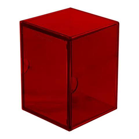 Ultra PRO ECLIPSE 2-Piece 100+ DECK BOX, Apple Red