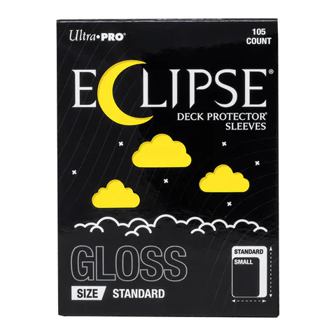 Ultra PRO ECLIPSE Gloss Standard DECK PROTECTOR Sleeves: Lemon Yellow - 105ct