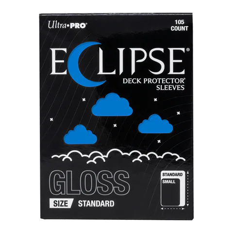 Ultra PRO ECLIPSE Gloss Standard DECK PROTECTOR Sleeves: Pacific Blue - 105ct