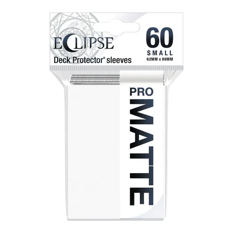 Ultra PRO ECLIPSE Matte Small DECK PROTECTOR Sleeves (60ct) (Arctic White)