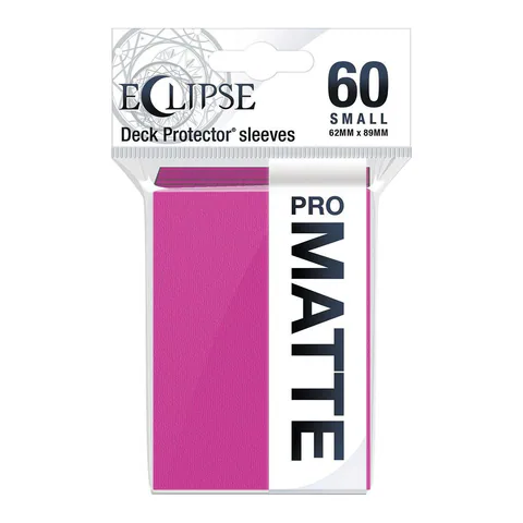 Ultra PRO ECLIPSE Matte Small DECK PROTECTOR Sleeves (60ct) (Hot Pink)
