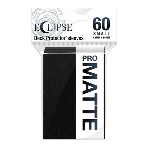 Ultra PRO ECLIPSE Matte Small DECK PROTECTOR Sleeves (60ct) (Jet Black)