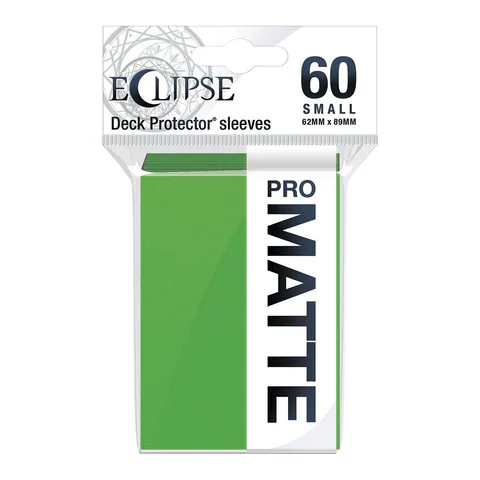 Ultra PRO ECLIPSE Matte Small DECK PROTECTOR Sleeves (60ct) (Lime Green)