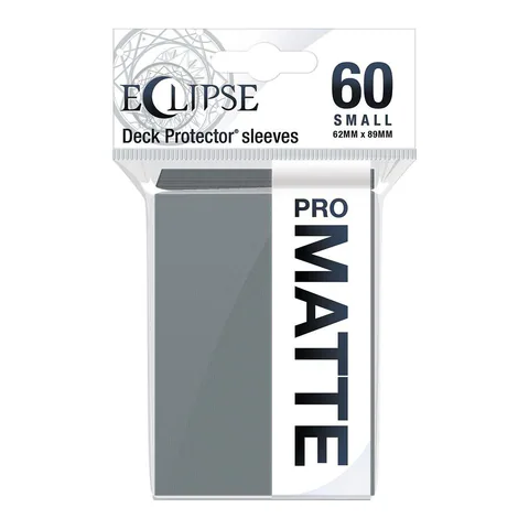 Ultra PRO ECLIPSE Matte Small DECK PROTECTOR Sleeves (60ct) (Smoke Grey)