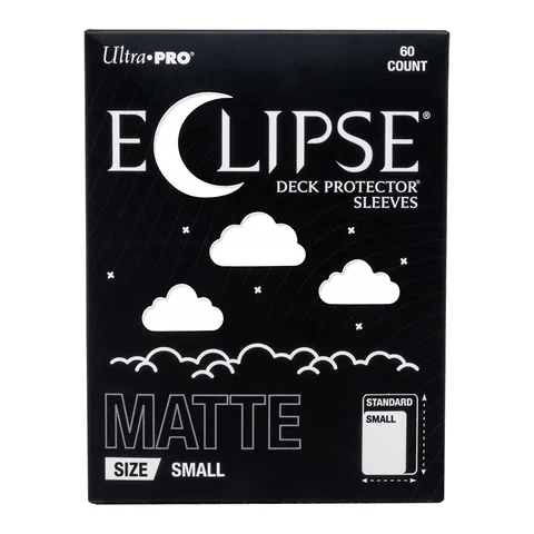 Ultra PRO ECLIPSE Matte Small DECK PROTECTOR Sleeves: Arctic White - 60ct